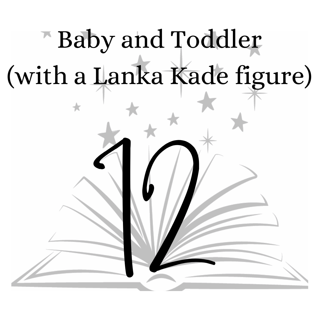 12-Month Book Subscription for Baby and Toddler (includes a Lanka Kade figure)