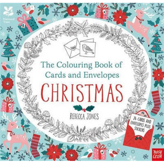 National Trust: The Colouring Book of Cards and Envelopes - Christmas