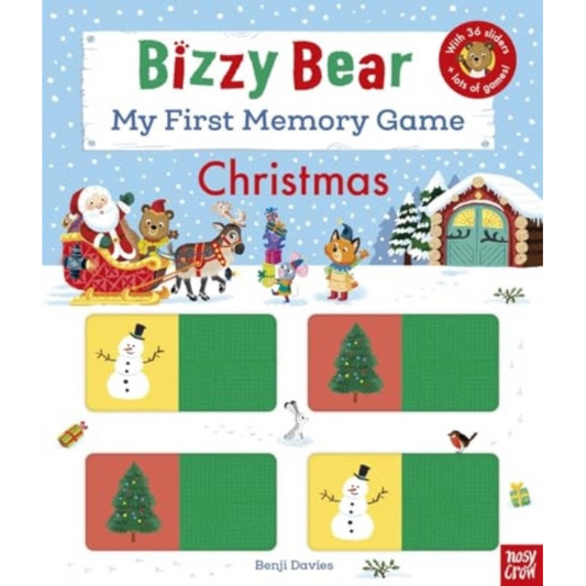 Bizzy Bear: My First Memory Game Book: Christmas