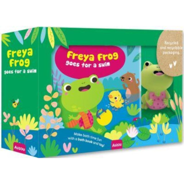 Freya Frog Takes a Bath : My First Bath Book & Toy