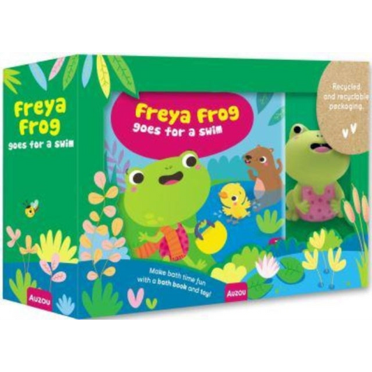 Freya Frog Takes a Bath : My First Bath Book & Toy
