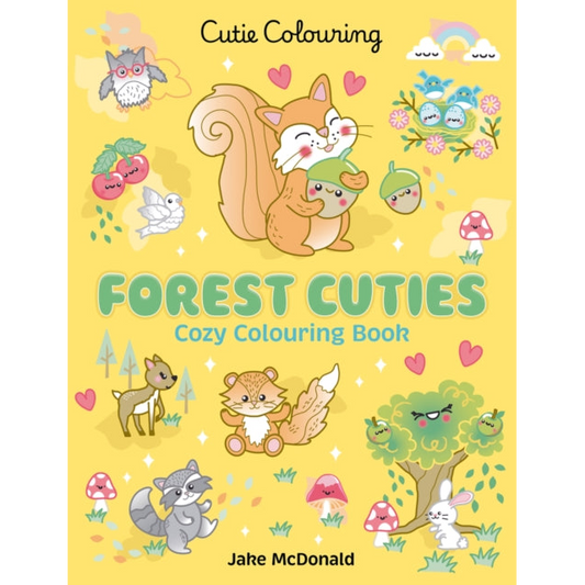 Forest Cuties: Colouring Book