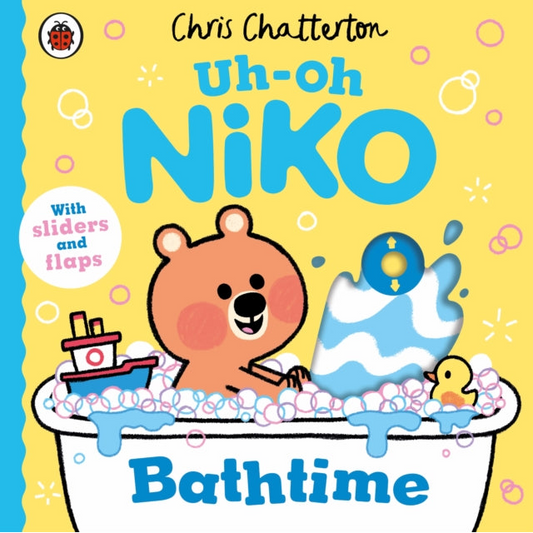 Uh-Oh, Niko: Bathtime : a push, pull and slide story
