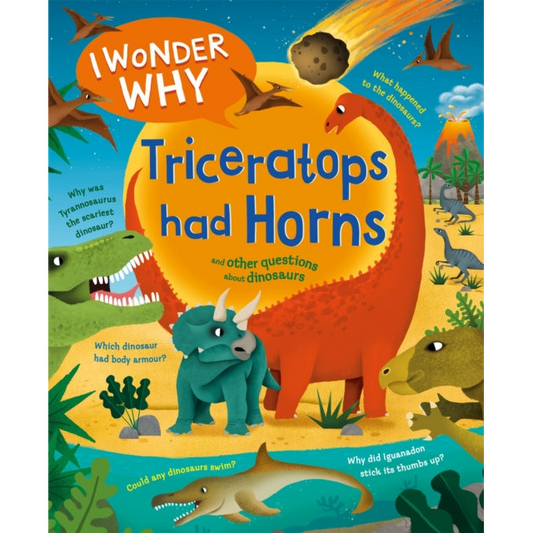 I Wonder Why Triceratops Had Horns : and other questions about dinosaurs