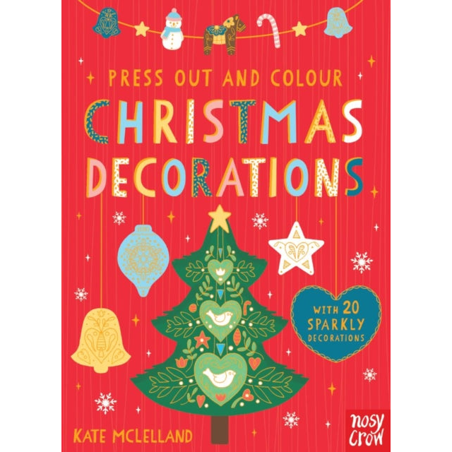 Press Out and Colour: Christmas Decorations