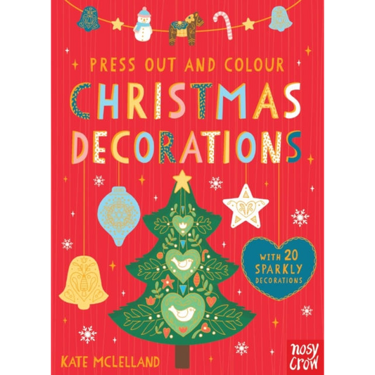 Press Out and Colour: Christmas Decorations